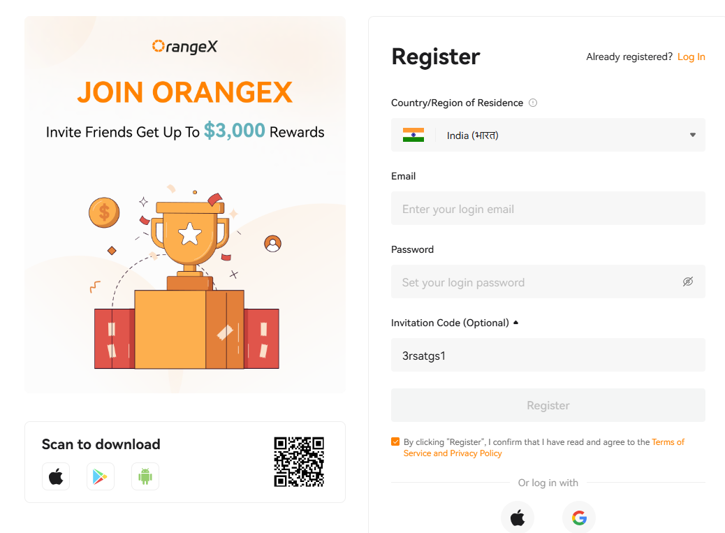 Unlock Savings With OrangeX Invitation Code (3rsatgs1) Flat 15% Off On Trading Fees.