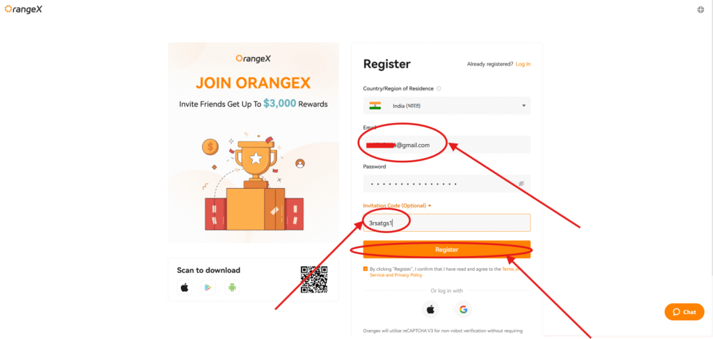 How to Find OrangeX Invitation Code